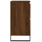 vidaXL Buffet Chêne marron 60x35x70 cm Bois d'ingénierie