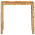 vidaXL Table de bar 112x55x108 cm Bois de manguier massif