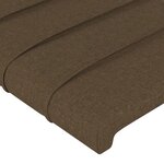 vidaXL Tête de lit Marron Foncé 90x5x78/88 cm Tissu