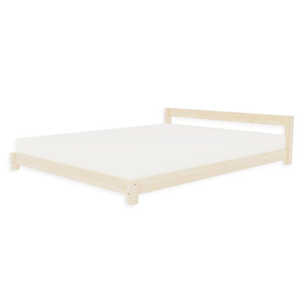 Lit double scandinave en bois COMFY 200 x 200