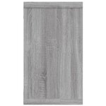 vidaXL Étagères murales cubiques 4 Pièces Sonoma gris 80x15x26 5 cm