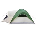 vidaXL Tente de cabine familiale 6 personnes vert imperméable