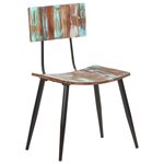 vidaXL Chaises à manger lot de 6 bois de récupération solide