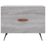 vidaXL Tables basses 2 Pièces sonoma gris 50x50x40 cm bois d'ingénierie