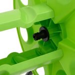 vidaXL Chariot enrouleur vert pour tuyau de 60 m 1/2" acier