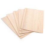 Planche de Balsa pour Maquette en Bois A4 5 pièces