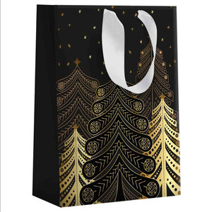 Sac Cadeau Sapins - Grand Format - Draeger paris
