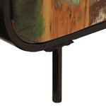 vidaXL Buffet 140x35x70 cm bois massif de récupération et métal