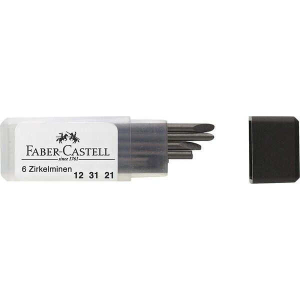 Etui de 6 mines pour Compas x 20 FABER-CASTELL