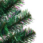 vidaXL Sapin de Noël artificiel pointes iridescentes Vert 210 cm PVC
