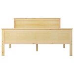 vidaXL Cadre de lit sans matelas bois massif de pin 160x200 cm