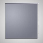 Store enrouleur occultant 80 x 230 cm gris