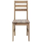 vidaXL Chaises à manger lot de 2 bois d'acacia solide