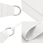vidaXL Voile de parasol tissu oxford triangulaire 5x5x6 m blanc
