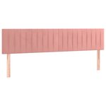 vidaXL Sommier à lattes de lit avec matelas et LED Rose 180x200 cm