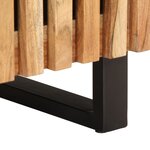vidaXL Table basse 80x51x40 cm bois massif d'acacia