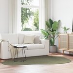 vidaXL Tapis "HUARTE" à poils courts  doux et lavable  vert forêt 160 x 230 cm