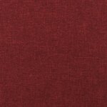 vidaXL Repose-pied Rouge bordeaux 45x29 5x35 cm Tissu et similicuir