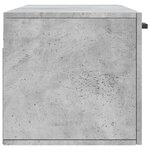 vidaXL Armoire murale gris béton 100x36 5x35 cm bois d'ingénierie