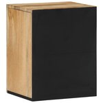 vidaXL Armoire de salle de bain murale 38x33x48cm bois massif manguier