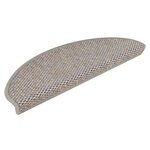 vidaXL Tapis d'escalier autocollants aspect sisal 15 Pièces 65x21x4 cm