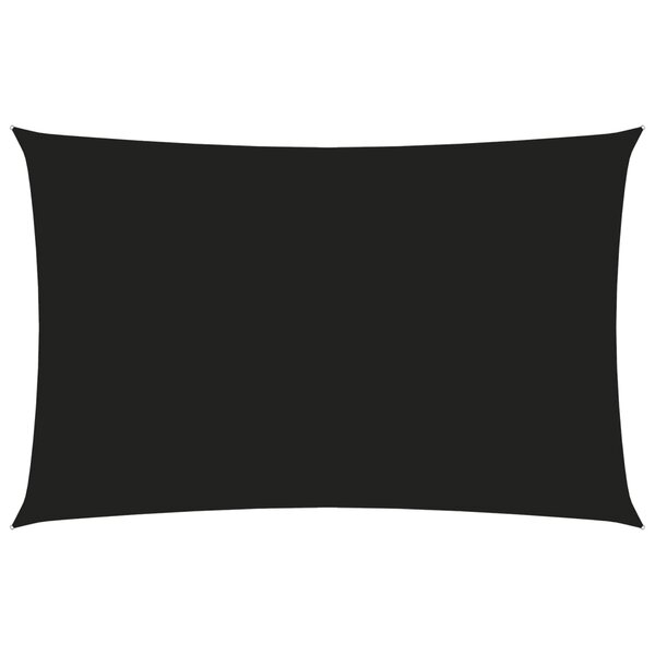 vidaXL Voile de parasol Tissu Oxford rectangulaire 5x8 m Noir