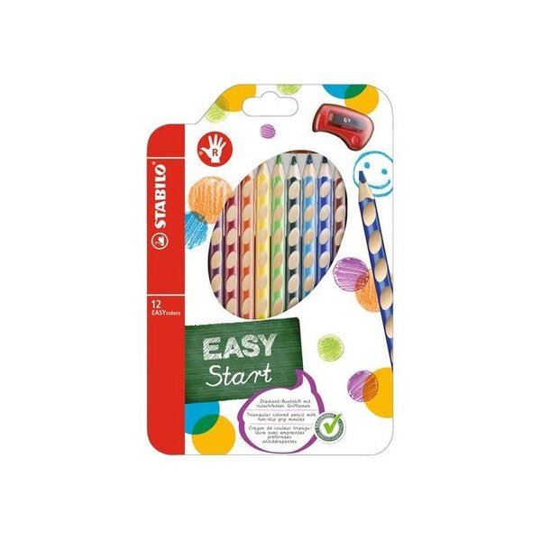 Etui de 12 crayons de couleur ergonomique pour droitier x 12 stabilo