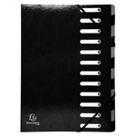 Trieur Harmonika Iderama 12 Compartiments - Couleurs Assorties - X 8 - Exacompta