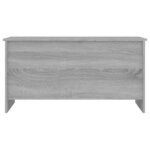 vidaXL Table basse sonoma gris 102x55 5x52 5 cm bois d'ingénierie