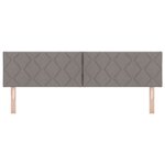Tête de lit LED vidaXL Design Blocs Diamants Taupe 180 cm Tissu