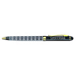 Stylo fin en métal laqué noir - Super écrivain