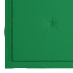 vidaXL Chaises de jardin avec coussins 2 Pièces Teck solide et acier
