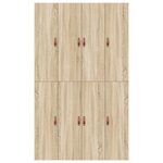 Cadre de lit de rangement vidaXL en chêne Sonoma 120x190 cm