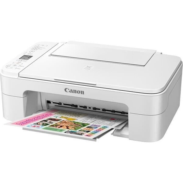 Imprimante jet d'encre multifonction canon pixma ts3151 wifi blanc