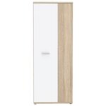 Armoire à chaussures MISCA chêne sonoma et blanc mat - 69 cm