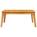 vidaXL Ensemble de jardin avec coussin bois massif acacia