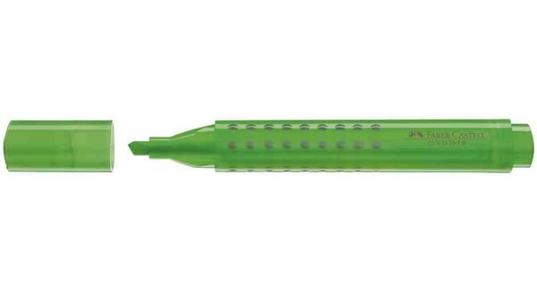 Surligneur TEXTLINER GRIP Triangulaire Pte Biseautée 1 - 5 mm Vert FABER-CASTELL