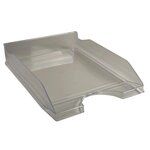 Corbeille À Courrier Ecotray Office - Gris Transparent - X 10 - Exacompta
