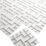 WallArt Panneaux muraux 3D 24 Pièces GA-WA16 tetris