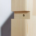 Etagère cabane TALLY - bois blanc et verni