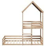 vidaXL Lit superposé sans matelas 90x190 cm bois de pin massif