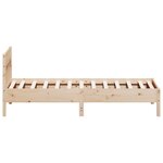 vidaXL Cadre de lit sans matelas 90x190 cm bois de pin massif