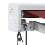 vidaXL Auvent rétractable automatique bordeaux 300x250 cm