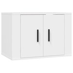 vidaXL Ensemble de meubles TV 4 Pièces Blanc Bois d'ingénierie