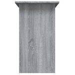 Bureau table poste de travail meuble d'ordinateur informatique étude sonoma 80 x 45 x 74 cm bois d'ingénierie gris 02_0023964