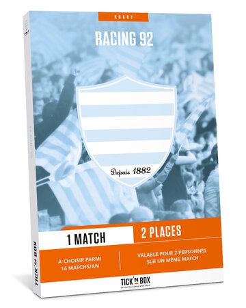 Coffret cadeau - TICKETBOX - Racing 92