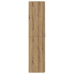 vidaXL Highboard artisan en chêne 70x42.5x185 cm en bois d'ingénierie