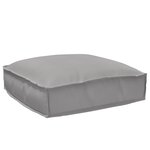 vidaXL Coussin de palette pour siège Gris 50x50x12 cm Tissu Oxford