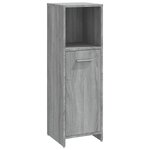 vidaXL Ensemble de meubles de salle de bain 3 Pièces Sonoma gris