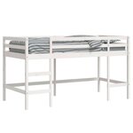 vidaXL Lit mezzanine enfants échelle 90x190 cm bois pin massif